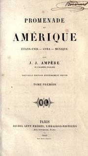 Cover of: Promenade en Amérique by Jean-Jacques Ampère