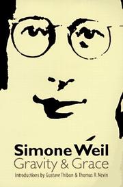 Cover of: Gravity and grace by Simone Weil