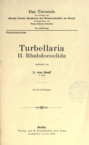 Cover of:  Rhabdocoelida