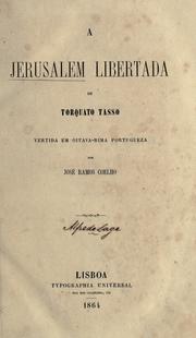 Cover of: A Jerusalem libertada by Torquato Tasso