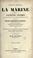Cover of: Histoire générale de la marine