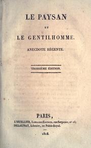 Le paysan et le gentilhomme by René Théophile Chatelain