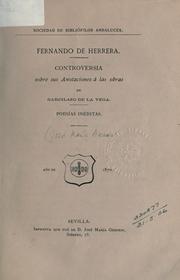 Controversia sobre sus anotaciones à las obras de Garcilaso de la Vega by Fernando de Herrera