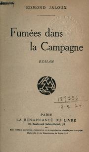 Cover of: Fumées dans la campagne: roman.