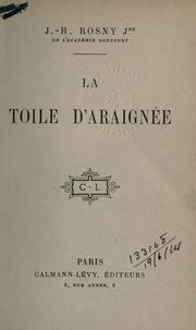 Cover of: La toile d'araignée.