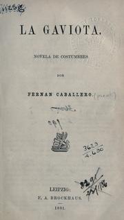 Cover of: La gaviota by Fernán Caballero