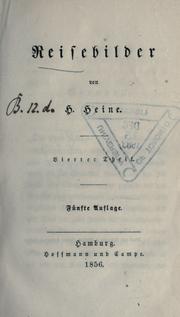 Cover of: Reisebilder by Heinrich Heine