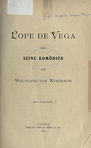Cover of: Lope de Vega und seine Komödien.