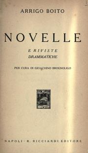 Cover of: Novelle e riviste drammatiche