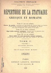 Répertoire de la statuaire grecque et romaine by Salomon Reinach