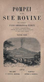 Cover of: Pompei e le sue rovine