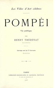 Cover of: Pompéi by Henry Thédenat, Henry Thédenat