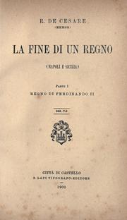 Cover of: La fine di un regno (Napoli e Sicilia).