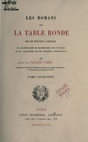 Les romans de la table ronde by Paulin Paris