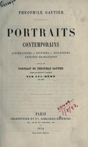 Cover of: Portraits contemporains by Théophile Gautier