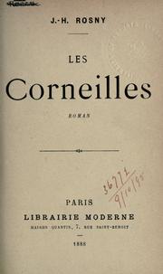Cover of: Corneilles: roman.