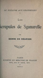 Cover of: Les scrupules de Sganarelle.