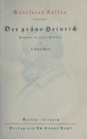 Cover of: Gesammelte Werke.: Mit Einleitung von Rudolf Fürst.