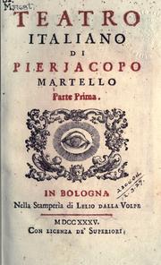 Cover of: Teatro italiano.