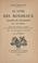 Cover of: Le livre des rondeaux galants et satyriques du 17e siècle