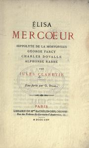 Cover of: Élisa Mercoeur, Hippolyte de la Morvonnais, George Farcy, Charles Dovalle, Alphonse Rabbe.