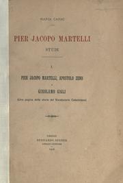 Pier Jacopo Martelli by Maria Carmi