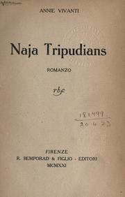Cover of: Naja tripudians by Annie Vivanti