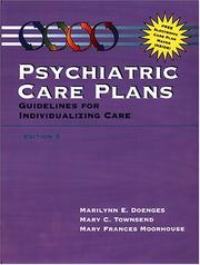 Cover of: Psychiatric care plans | Doenges, Marilynn E.