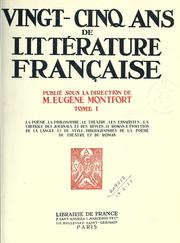 Cover of: Vingt-cinq ans de littérature française.