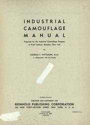 Cover of: Industrial camouflage manual