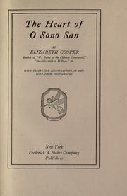 Cover of: The heart of O Sono San by Elizabeth Cooper, Elizabeth Cooper