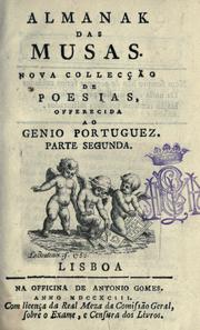 Cover of: Almanak das musas: offerecido ao genio portuguez : parte I[-IV]