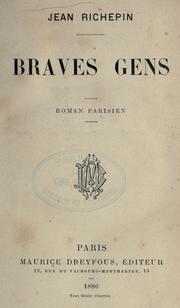 Cover of: Braves gens: roman parisien.