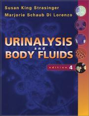 Cover of: Urinalysis and Body Fluids by Susan King Strasinger, Marjorie Schaub Di Lorenzo