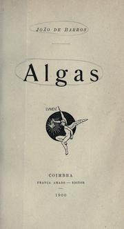 Cover of: Algas