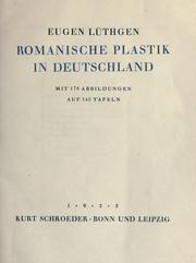 Cover of: Romanische Plastik in Deutschland.