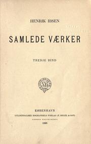 Cover of: Samlede værker by Henrik Ibsen
