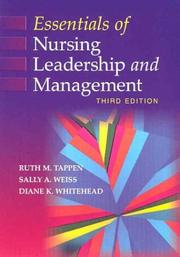 Cover of: Essentials of Nursing Leadership and Management (Essentials of Nursing Leadership & Management)