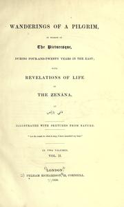 Cover of: Wanderings of a pilgrim, in search of the picturesque, during four-and-twenty years in the East by Fanny (Parks) Parlby