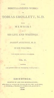 Cover of: The miscellaneous works of Tobias Smollett ... by Tobias Smollett