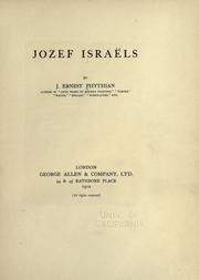 Cover of: Jozef Israëls by John Ernest Phythian