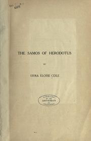 The Samos of Herodotus by Erma Eloise Cole
