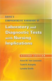 Cover of: Davis's comprehensive handbook of laboratory and diagnostic tests: with nursing implications