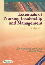 Cover of: Essentials of Nursing Leadership And Management (Essentials of Nursing Leadership & Management)