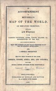 Cover of: An accompaniment to Mitchell's map of the world by S. Augustus Mitchell
