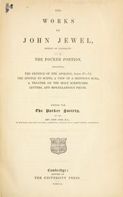 Cover of: The works of John Jewel ... by John Jewel