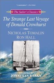 Cover of: The Strange Last Voyage of Donald Crowhurst (The Sailor's Classics #4) by Nicholas Tomalin, Ron Hall