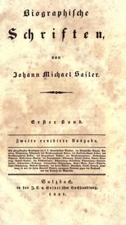 Cover of: Biographische Schriften