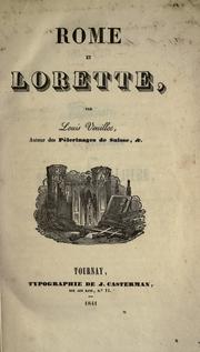 Cover of: Rome et Lorette by Veuillot, Louis