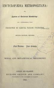Cover of: Moral and metaphysical philosophy by Frederick Denison Maurice